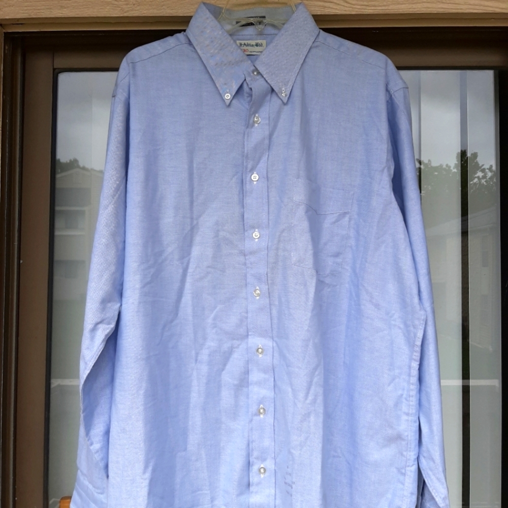 Light blue button down shirt